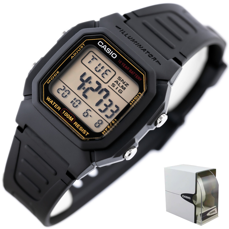 ZEGAREK MĘSKI CASIO W800HG-9A (zd100b) - KLASYKA