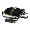 Vera Pelle leather crossbody bag with tassels