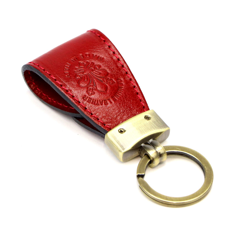 Elegant Leather Keychain by Florence