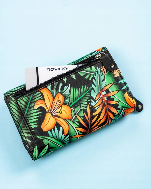 Leather wallet RFID ROVICKY R-N19-ART