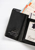 Leather wallet RFID LORENTI 55287-SBR