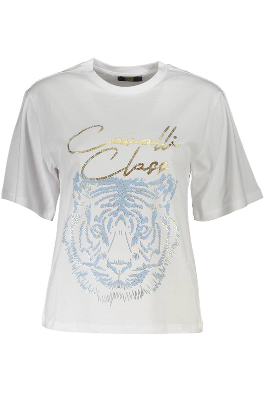 CAVALLI CLASS T-SHIRT SHORT SLEEVE WOMAN WHITE