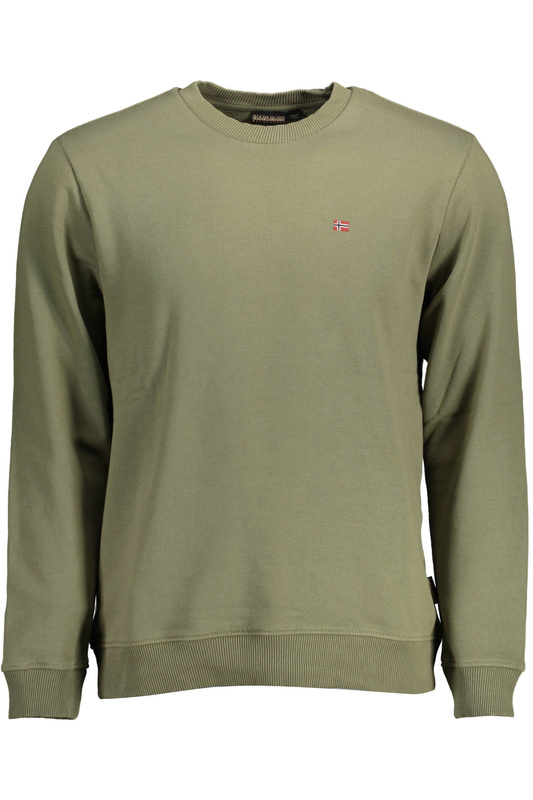 NAPAPIJRI SWEATSHIRT WITHOUT ZIP MAN GREEN