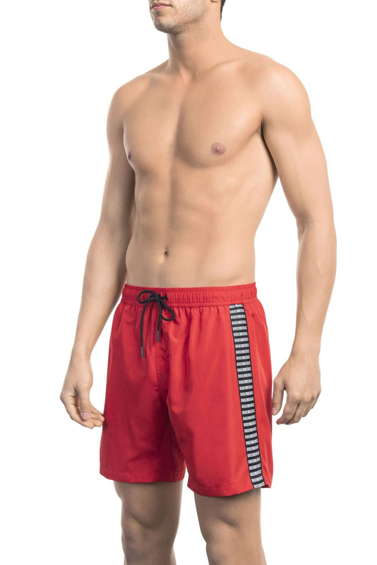 Stroje kąpielowe marki Bikkembergs Beachwear model BKK1MBM06 kolor Czerwony. Odzież Męskie. Sezon: