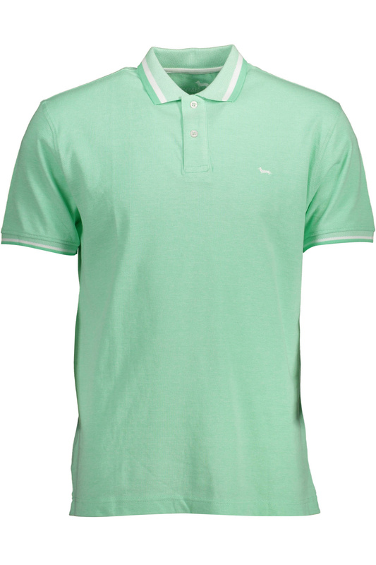 HARMONT &amp; BLAINE GREEN MEN&#39;S SHORT SLEEVE POLO SHIRT