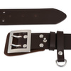 Men's military officer belt solid Baltimore W42 brown : Colors - brown, beige, Belt size - r.130-145 cm