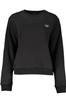 CAVALLI CLASS BLACK SWEATSHIRT WITHOUT ZIP