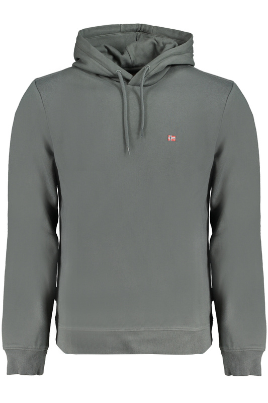 NAPAPIJRI GRÜNES HERREN-SWEATSHIRT MIT REISSVERSCHLUSS