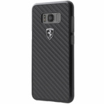 Ferrari Hardcase FEHCAHCS8LBK S8 Plus G955 black/czarny Carbon Heritage