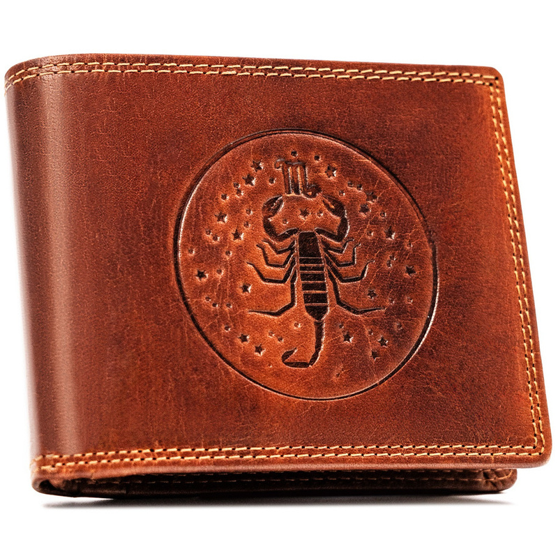 Leather wallet RFID PETERSON PTN N992-EBS