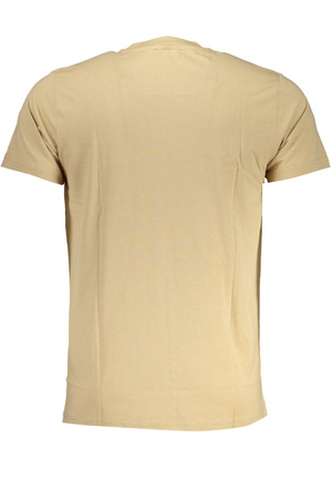 CAVALLI CLASS HERREN-KURZÄRMELIGES T-SHIRT BEIGE