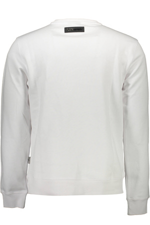 PLEIN SPORT SWEATSHIRT WITHOUT ZIP MAN WHITE