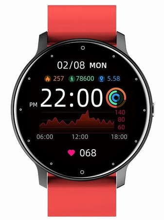 SMARTWATCH UNISEX GRAVITY GT1-10 - PULSOMETR, WŁASNE TARCZE (sg015j)