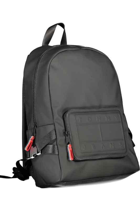 TOMMY HILFIGER MEN&#39;S BLACK BACKPACK