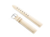 W94 leather watch strap - cream - 18mm