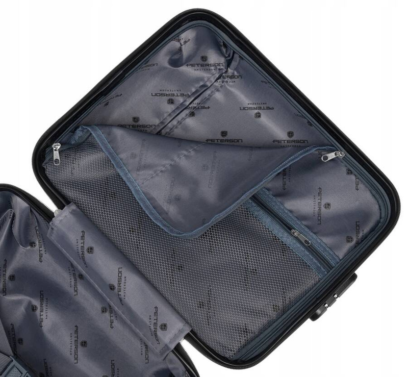 Cabin suitcase PETERSON PTN 5806-W-XS