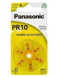 Panasonic PR10 hearing battery - set of 6pcs.