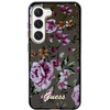 Guess GUHCS23MHCFWSK S23+ S916 czarny/black hardcase Flower Collection