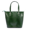 Damen Echtleder Handtasche MiaMore 01-011 CROCO