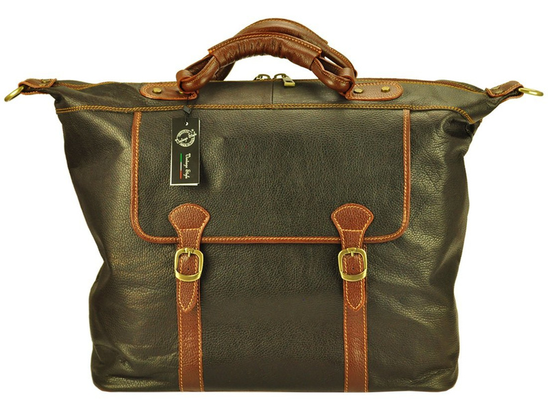 Men's genuine leather travel bag Gregorio 7504 VIT