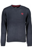 GIAN MARCO VENTURI MEN&#39;S BLUE SWEATER