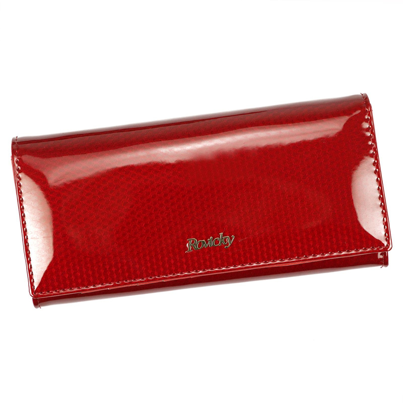 Patent Leather Women's Wallet Rovicky with RFID