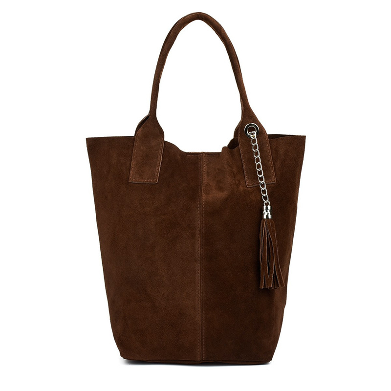 Large leather bag large A4 bag with a dark brown L82 sachet