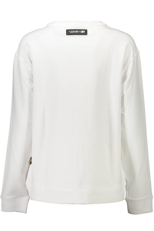 PLEIN SPORT SWEATSHIRT WITHOUT ZIP WOMAN WHITE