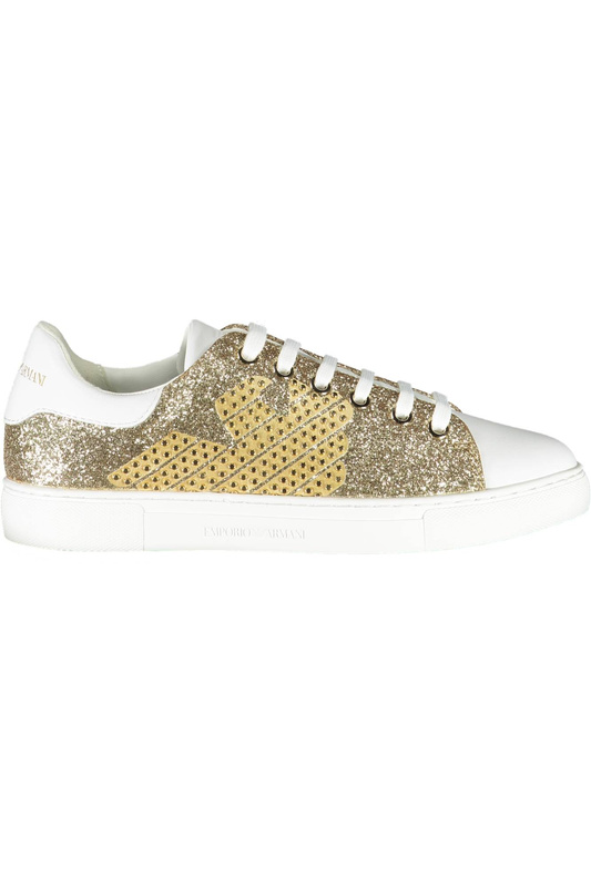 EMPORIO ARMANI WOMEN&#39;S SPORTS SHOES GOLD