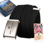 Web belt PETERSON PTN SILVER