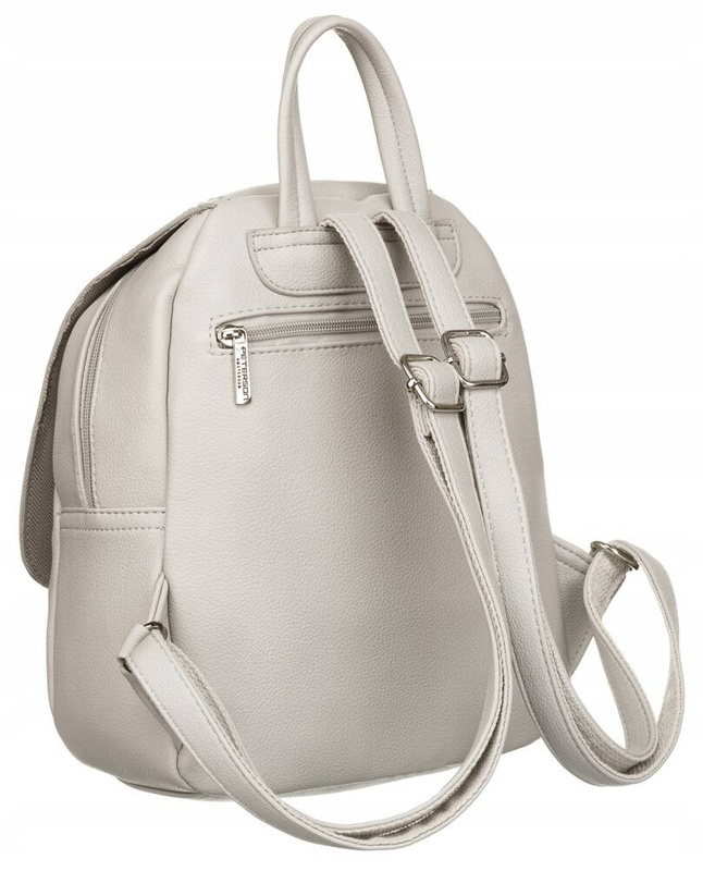 Classic women's backpack made of eco-leather by Peterson