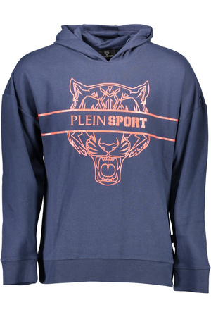 PLEIN SPORT SWEATSHIRT WITHOUT ZIP MAN BLUE