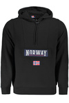 NORWEGEN 1963 SCHWARZES HERREN-SWEATSHIRT MIT REISSVERSCHLUSS