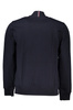 TOMMY HILFIGER MEN&#39;S BLUE ZIP SWEATSHIRT