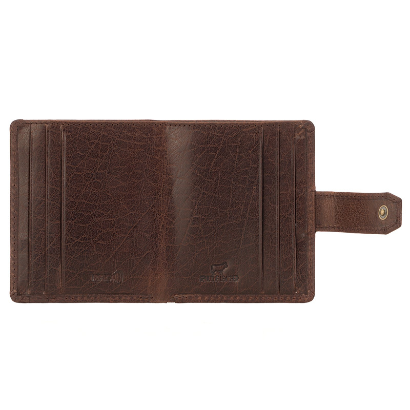 Leather men's card case by EL FORREST ` RFID