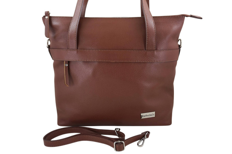 Leather shoulder shopper bag Barberini's