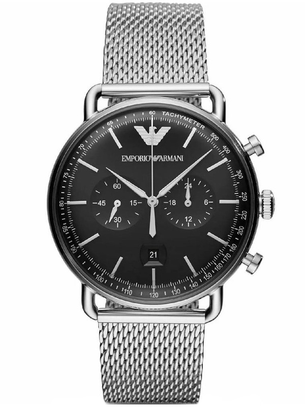 Stilvolle Herrenuhr mit Armband EMPORIO ARMANI