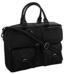 Umfangreiche Unisex -Laptop -Tasche aus natürlichen Leder