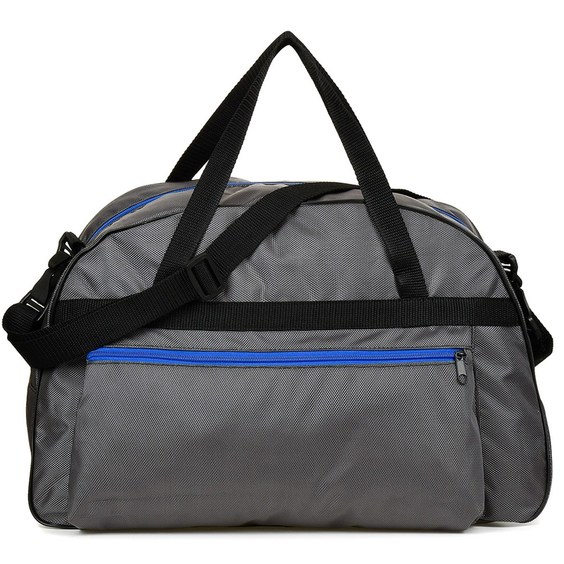 Gray and blue Beltimore travel bag for gym trip P91