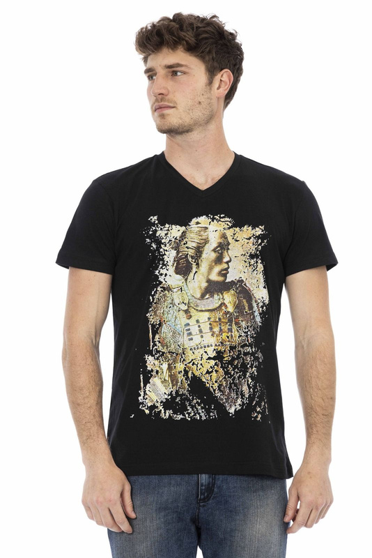 T-Shirts Marke Trussardi Action Modell 2AT108 Farbe Schwarz. Bekleidung Herren. Saison: