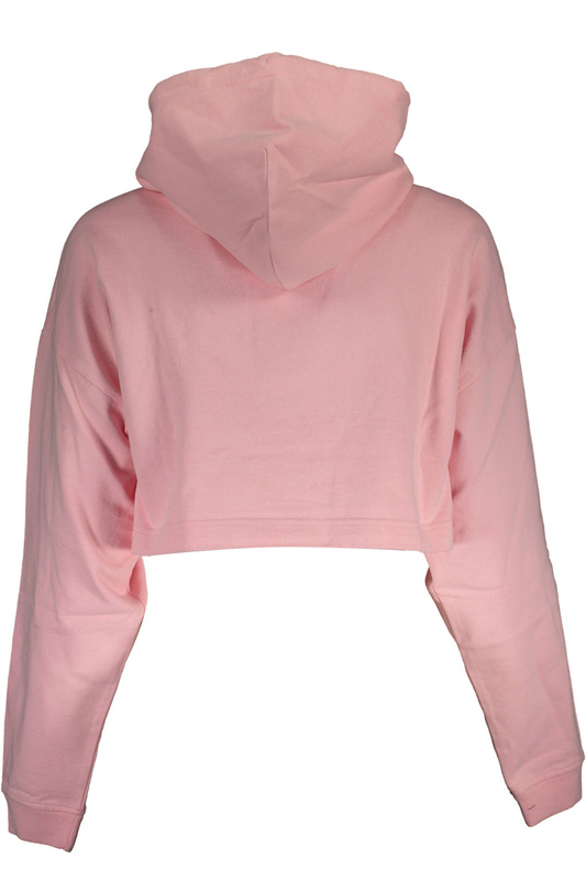 TOMMY HILFIGER PINK WOMEN&#39;S SWEATSHIRT WITHOUT ZIP