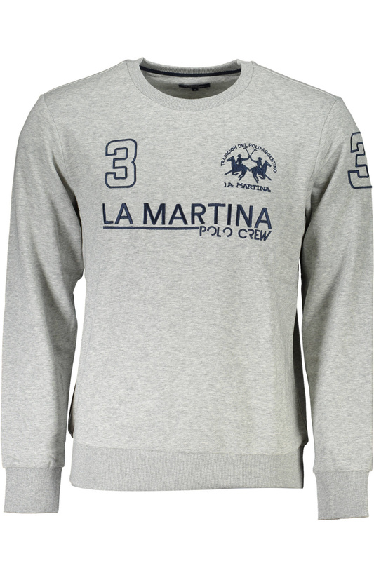 LA MARTINA SWEATSHIRT OHNE REISSVERSCHLUSS GRAU HERREN