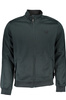 GIAN MARCO VENTURI MEN&#39;S GREEN ZIP SWEATSHIRT