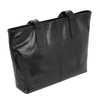 Women's leather elegant shoulder shopper bag