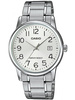 Men's steel watch with date by CASIO