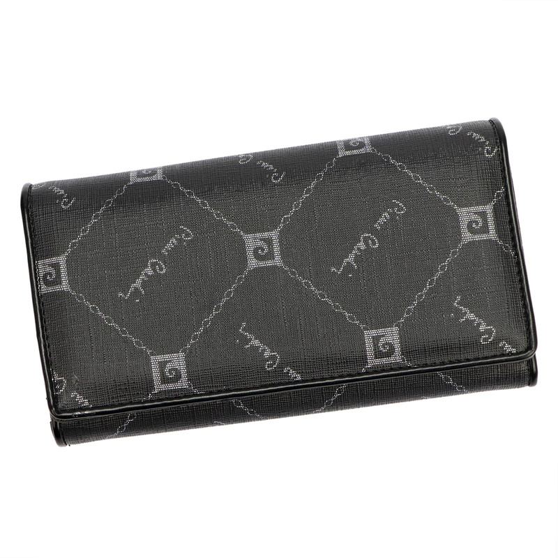 A spacious women's wallet with a logo by Pierre Cardin