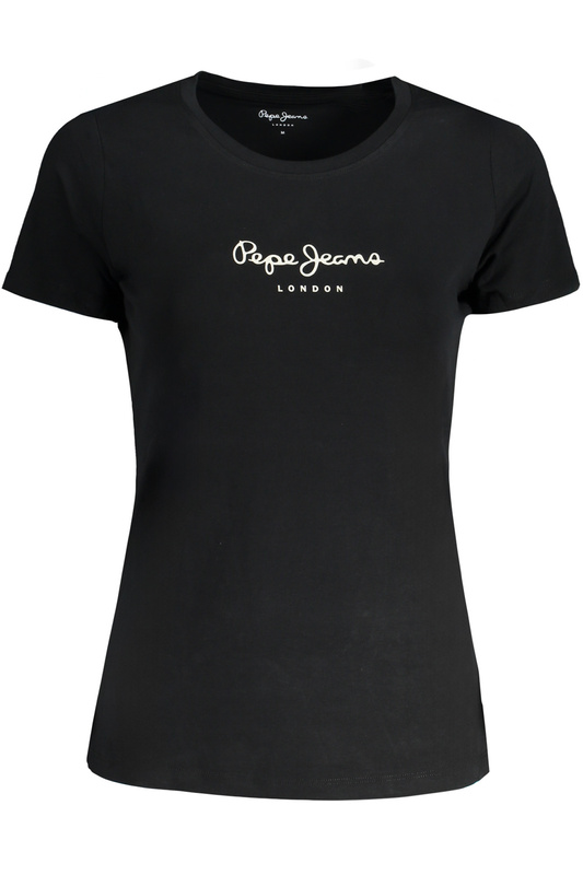 PEPE JEANS WOMEN&#39;S SHORT SLEEVE T-SHIRT BLACK