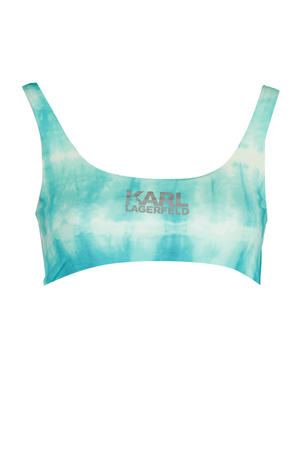 KARL LAGERFELD BEACHWEAR TOP DAMEN BADEANZUG BLAU