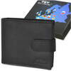 Men's classic leather wallet RFiD black Beltimore U92