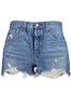 LEVI&#39;S JEANS SHORT WOMAN BLUE